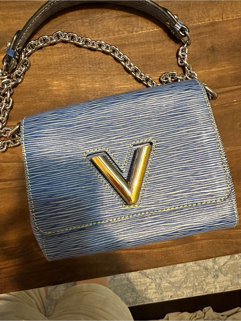 Louis Vuitton Twist Handbag Electric Epi Leather